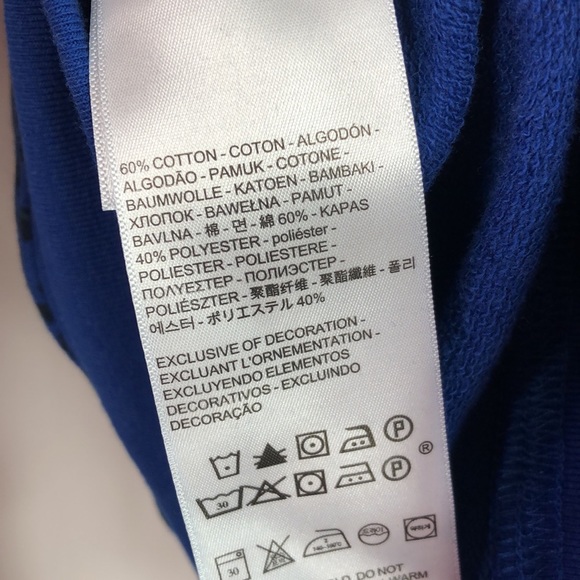 Levi's - Blue Cheetah Print Hoodie - Picture 5 of 5